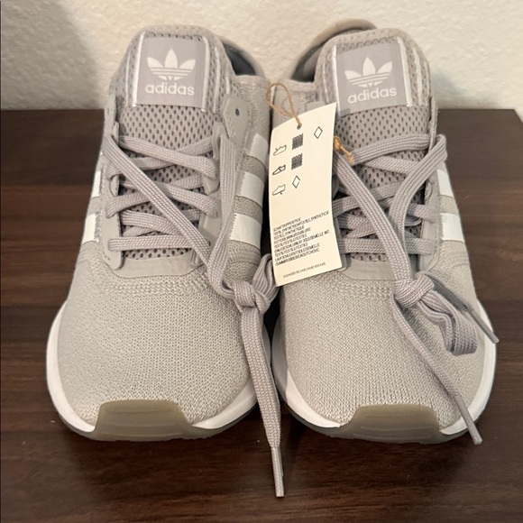 adidas Shoes - adidas Gray Mesh Everyday Sneakers